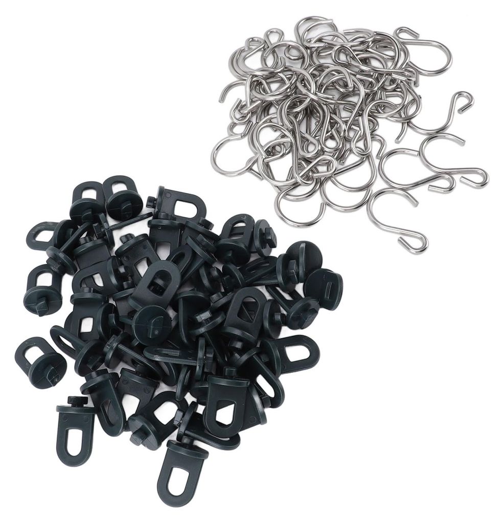50pcs Gewächshaus Pflanze Haken Outdoor Pflanze Haken Gewächshaus Hanging Clip für Isolierung Netting Schattierung Garten