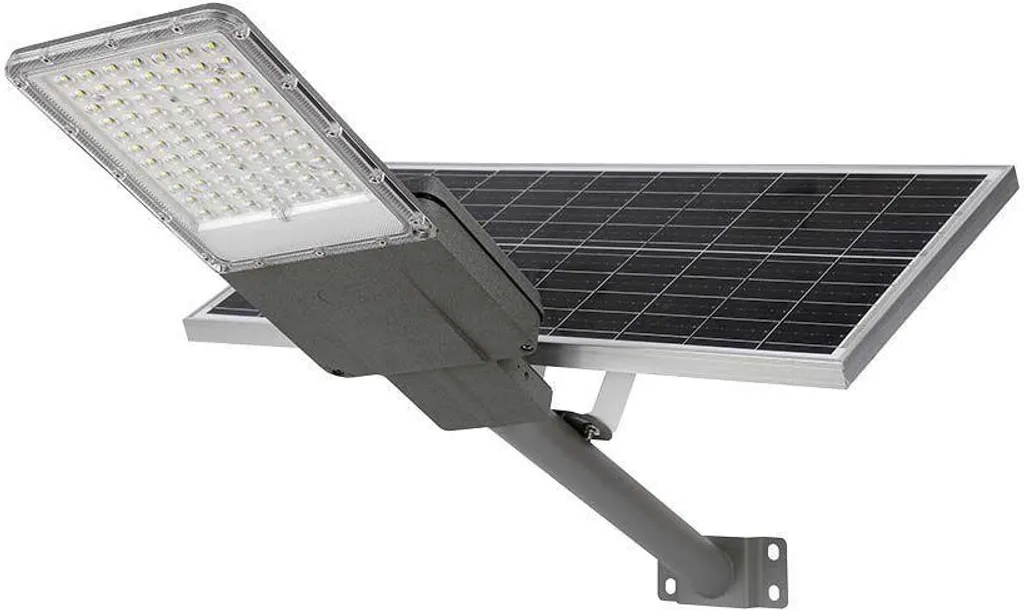 Éclairage public solaire LED 70W pour jardin et parking IP65 V-TAC