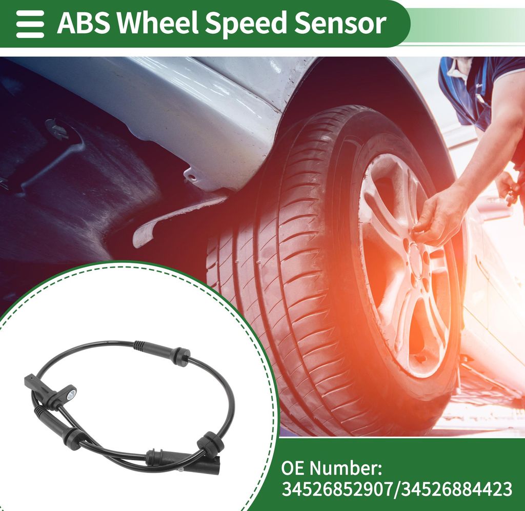 ABS Radgeschwindigkeitssensor ABS Sensor Nr.34526852907/34526884423 für BMW 2 Series F22 2013-2021 1 Stück Vorne Links Vorne Rechts