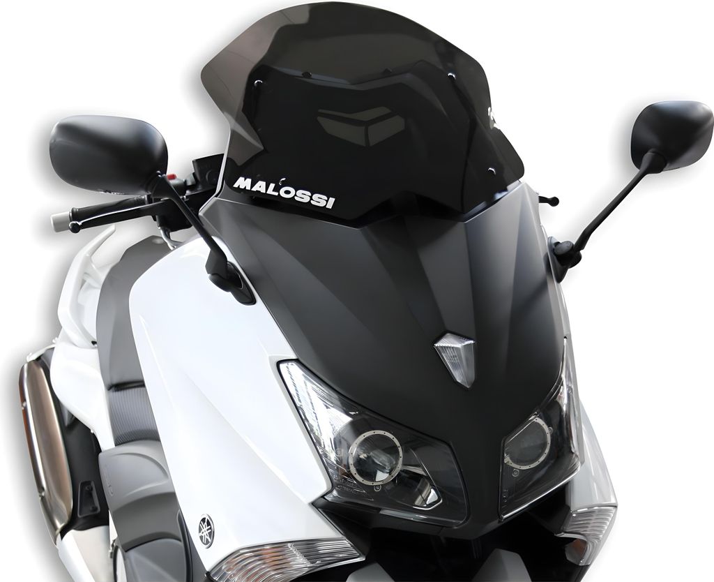 Windschild Malossi Sport Screen, rauchgrau dunkel, 445x430x3mm für T-Max 530i Bj. 2012-16