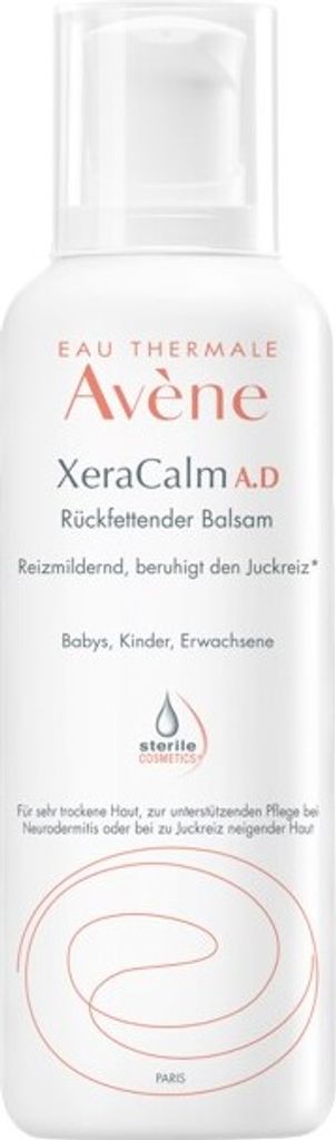 Avene Xera Calm A.D. Lipid Replenishing Cleansing Oil, Öl, Reinigend, Hautalterung, trockene Haut, Empflindliche Haut, 400 ml, Flasche, 1 Stück(e)
