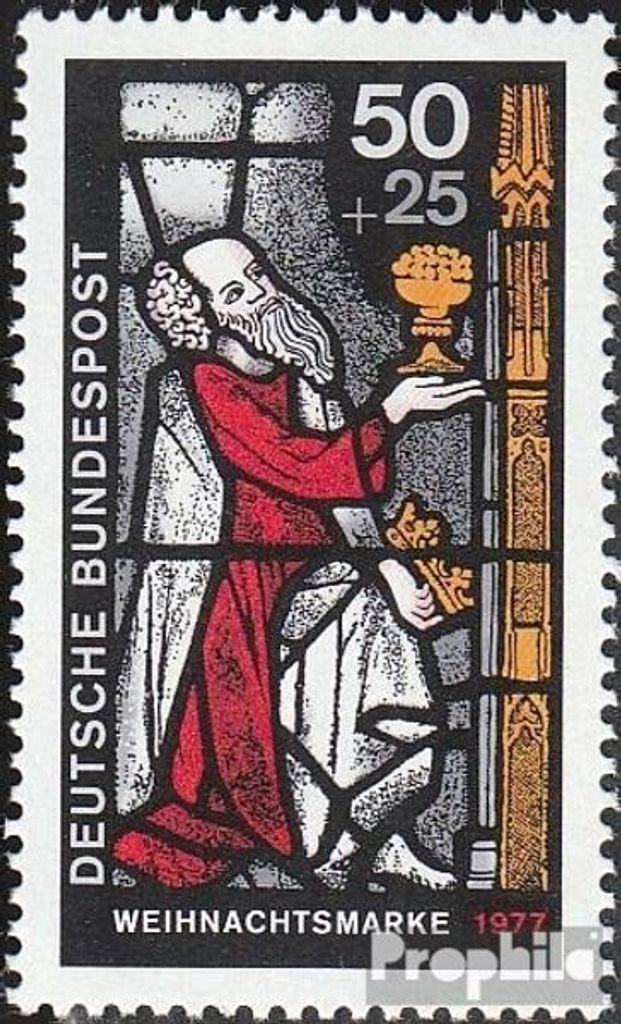 Briefmarken BRD (BR.Deutschland) 1977 Mi 955 (kompl.Ausgabe) postfrisch Weihnachten / Bl.15