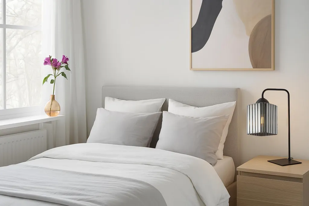 Lampada Riffle E27 Vetro Fumo - Qualità Artigianale e Design Cubico - 3