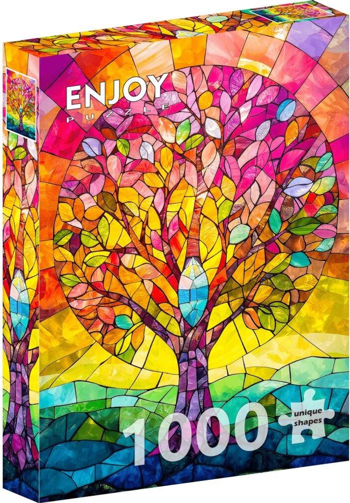 Enjoy Puzzle Puzzle Crystallized Tree 1000 Teile Blumen und Pflanzen