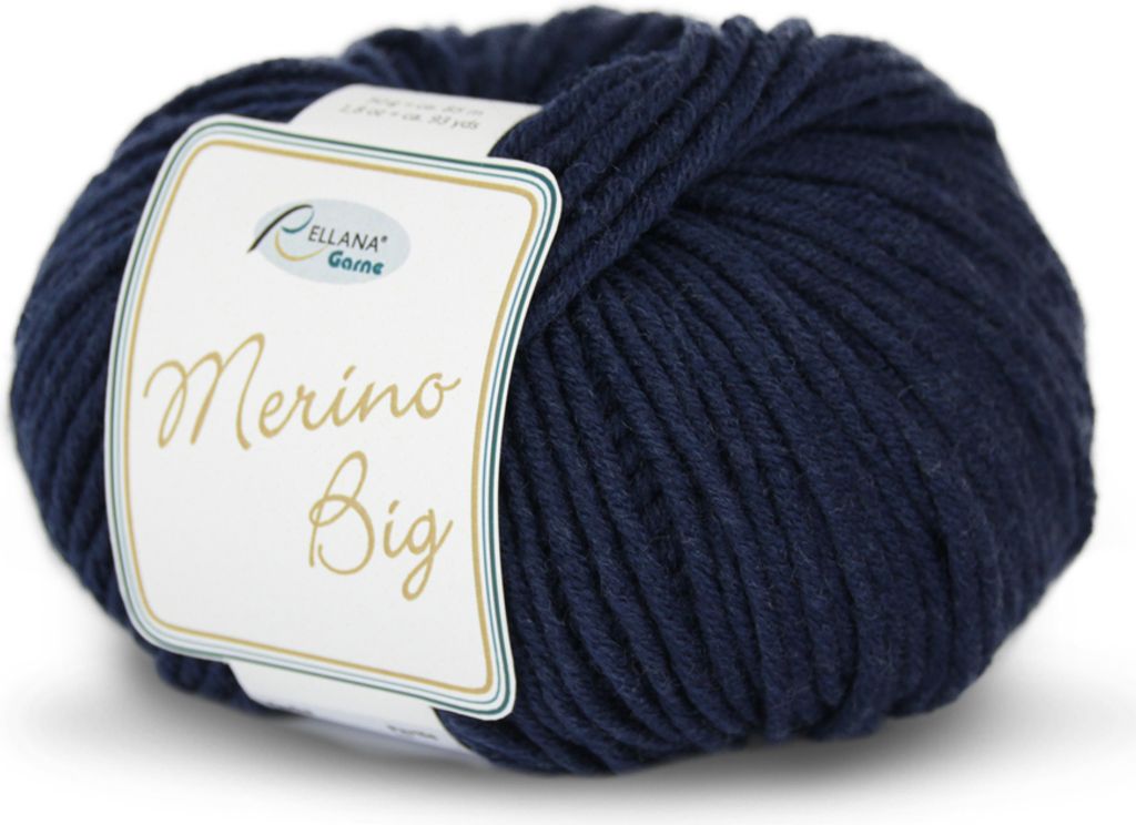Rellana Merino Big, 60% Schurwolle (Merino), 40% Polyacryl, Produktbild 
