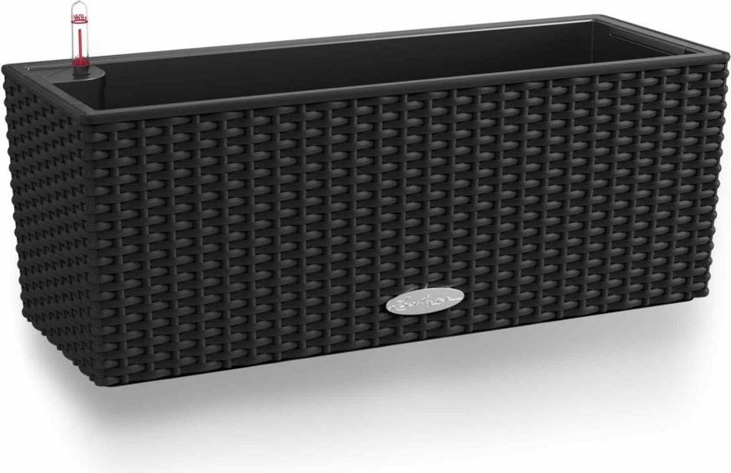 Fioriera LECHUZA BALCONERA Cottage 50 nero grafite | Immagine del prodotto 