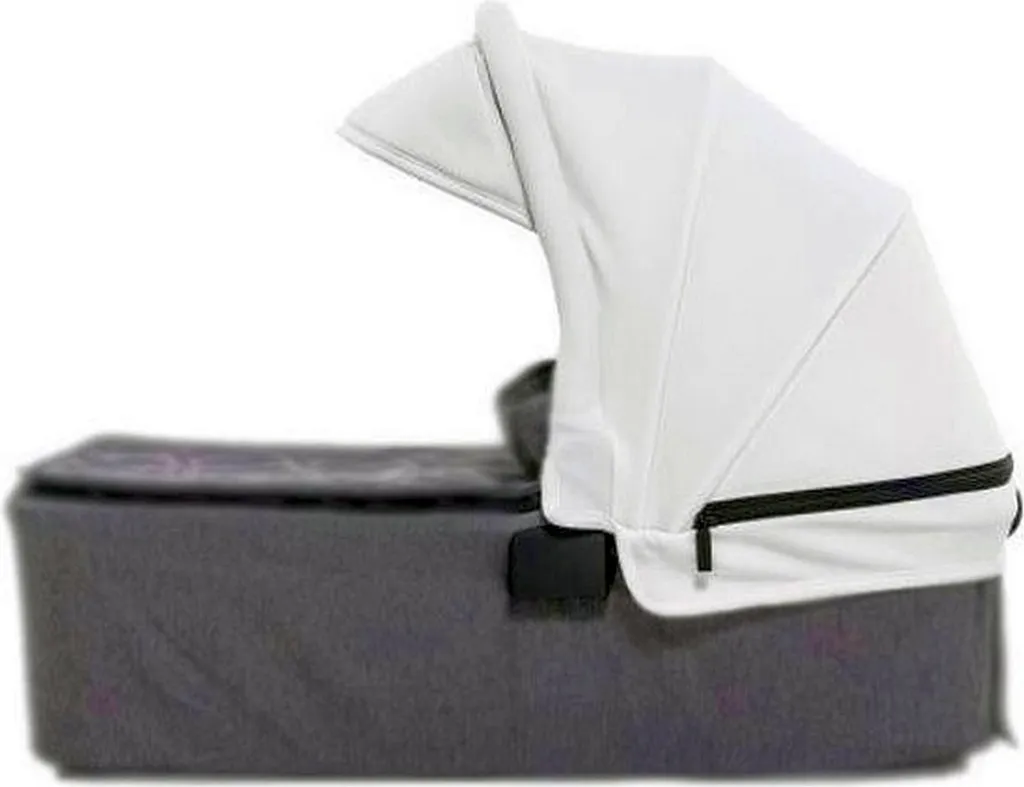 Protection de Lit Enfant Portable 76cm en Tissu Blanc pour Lit Simple