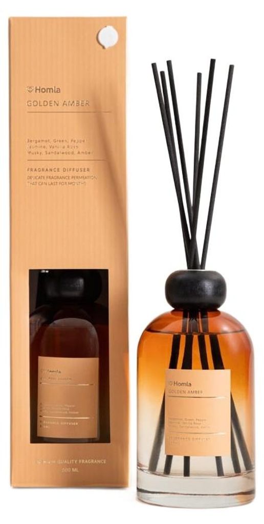 HOMLA Dyfuzor zapachowy VELUMA Golden Amber 500 ml Zdjęcie produktu 