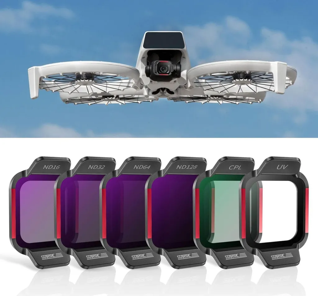 Kit filtres DJI Flip pour vidéo fluide - Solution exposition ND/CPL
