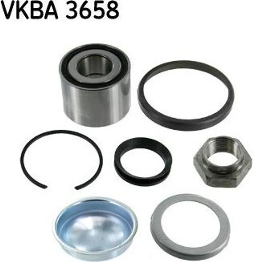Kit Roulement SKF VKBA 3658 Haute Résistance pour Moyeu de Roue Avant
