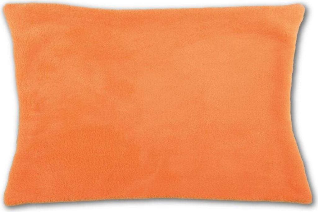 Kissenhülle Kuschel in der Größe ca. 30x50 cm, Farbe: orange