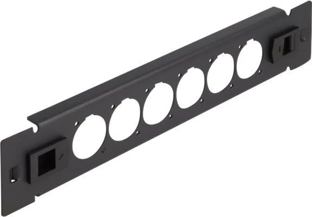 Delock Patch Panel 10" 6 Port D-Type Nero | Ideale per Audio/Video