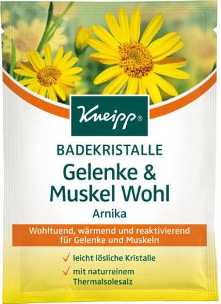Kneipp Badekristalle Gelenke & Muskel Wohl, 6er Pack (6 x 60 g)