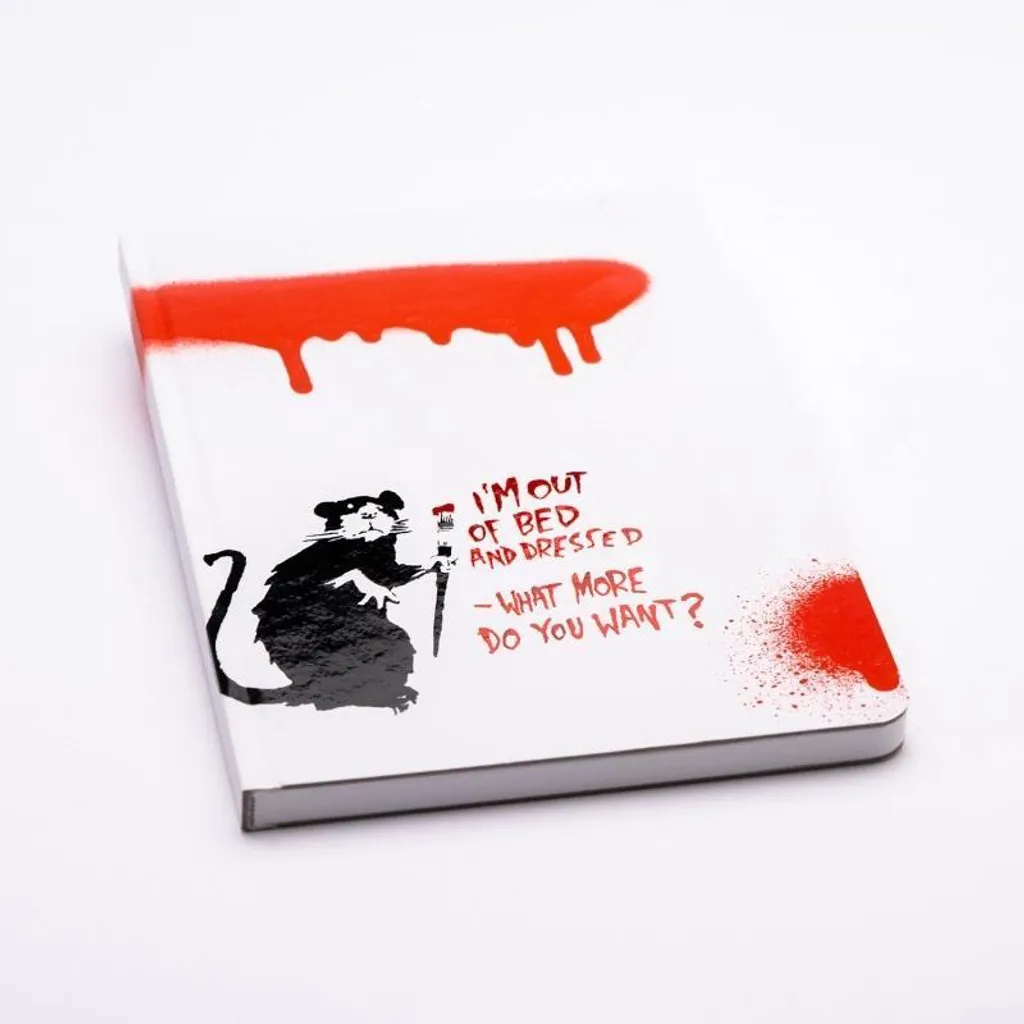 Ne perdez plus vos idées avec ce carnet Banksy Rat A5 robuste de 128p