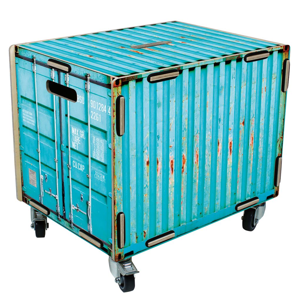 Rollbox Container Hocker Stuhl Rollcontainer Rolltisch Spielzeugkiste Tisch