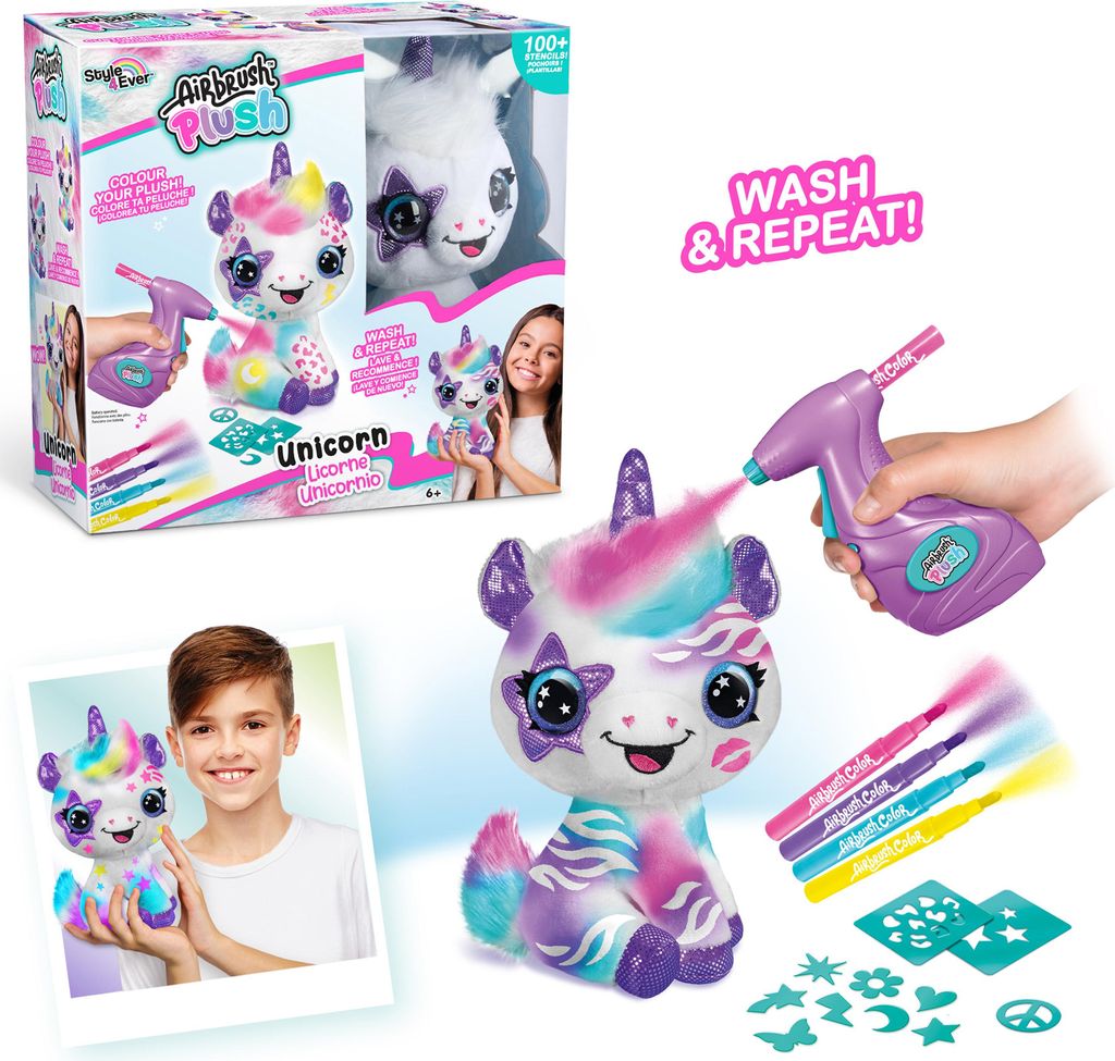 Canal Toys OFG228 Canaltoys Airbrush Plush Unicorn Obrázek produktu 