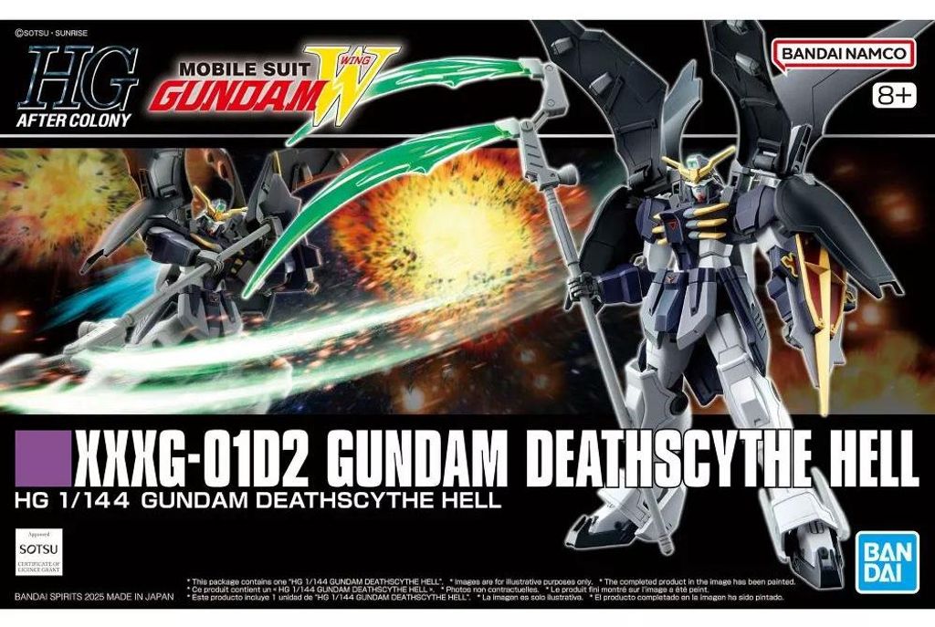 Bandai - HG Gundam Deathscythe Hell 1/144 Produktbild 