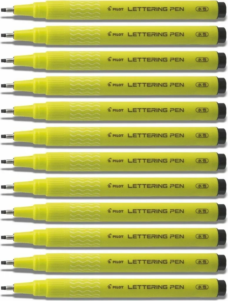 12x Pilot Penne Letterario 20 Nere 86496 - Stock Convenienza per Ufficio