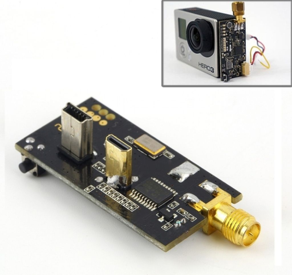 FPV 3KM 5.8G 250mw Wireless AV Audio Video Transmitter für Quadcopter, Gopro Hero 3+ / 3 und DJI Phantom Version 2
