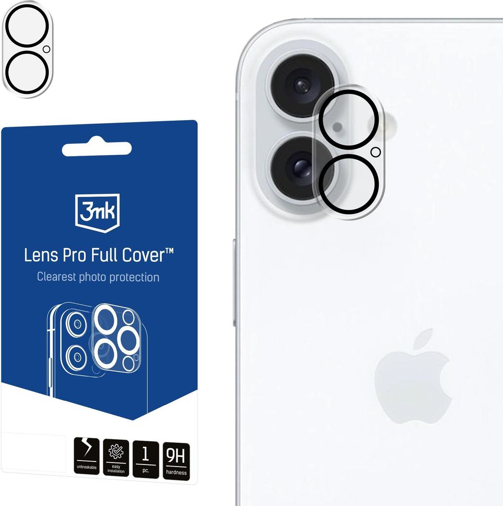Apple Iphone 16/16 Plus - 3Mk Lens Pro Vollabdeckung Produktbild 