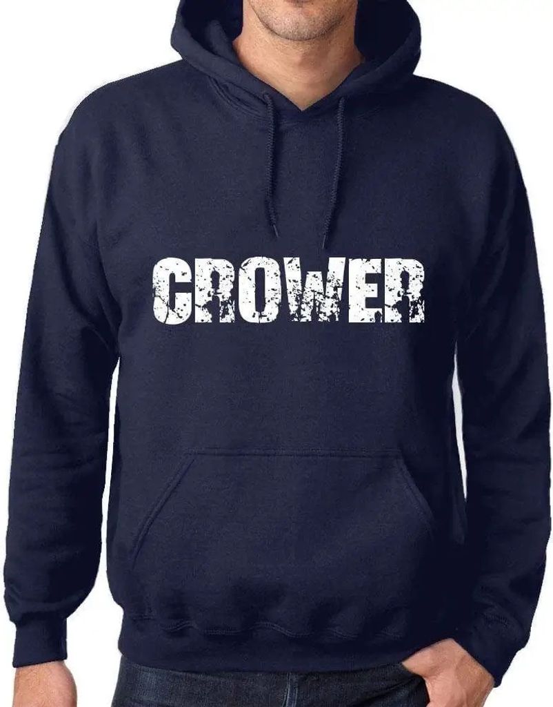 Uni Grafik Kapuzen-Sweatshirt Crower Öko-Verantwortlich Vintage Jahrgang Langarm Hoodies Pullover Geburtstag Geschenk Mann Frau
