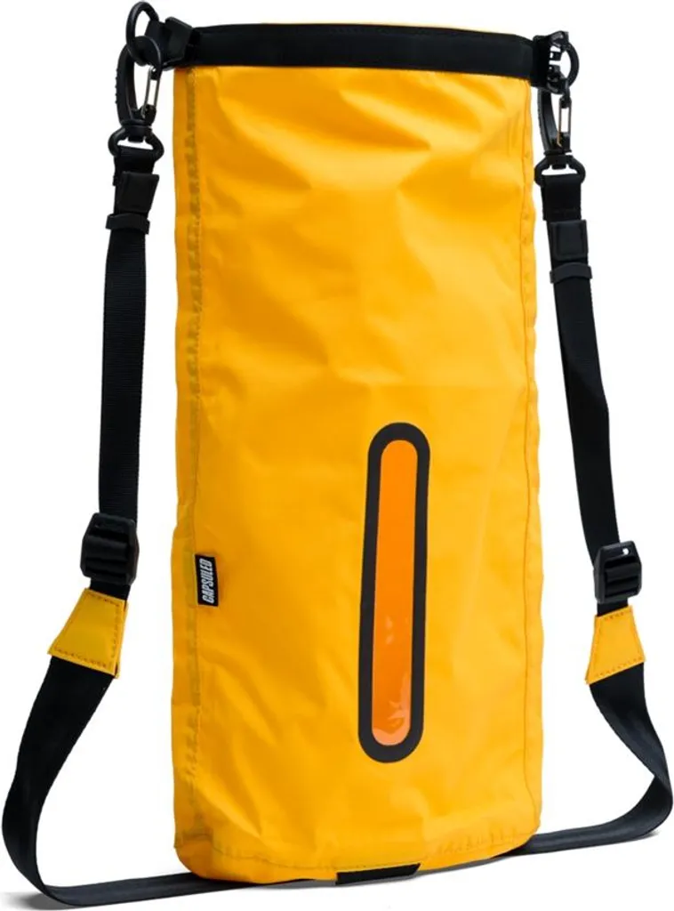 Dry Bag jaune Capsuled ultra-résistant et 100% imperméable avec sangle