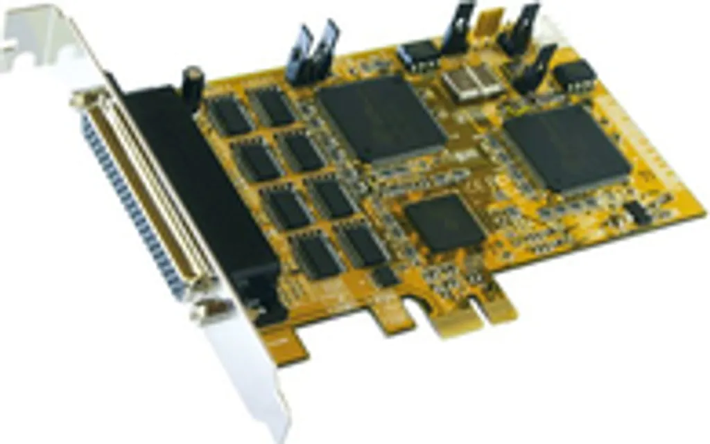 Contrôleur RS-232 PCIe 8 Ports EX-44098-2 Certifié WHQL FCC et CE Gris
