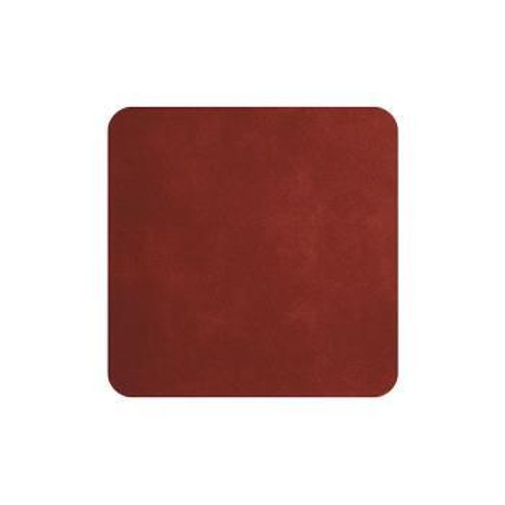 ASA 4er Set Untersetzer, red earth soft leather placemats