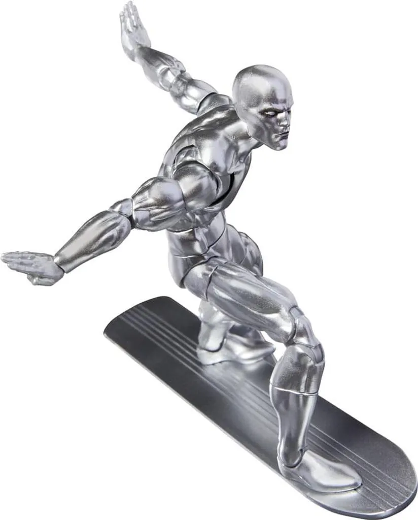 Figurine Silver Surfer Marvel robuste qui tient debout sur son surf - 5
