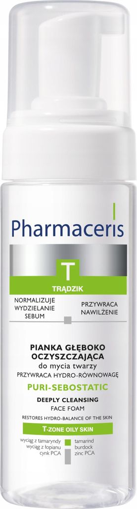 PHARMACERIS T PURI-SEBOSTATIC Tiefenreinigungsschaum 150 ml Produktbild 