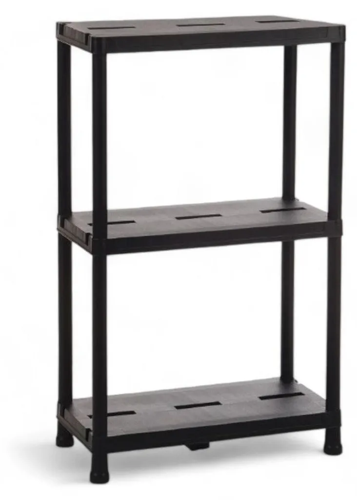 Étagère murale sécurisée contre le basculement, 3 tablettes, 100kg