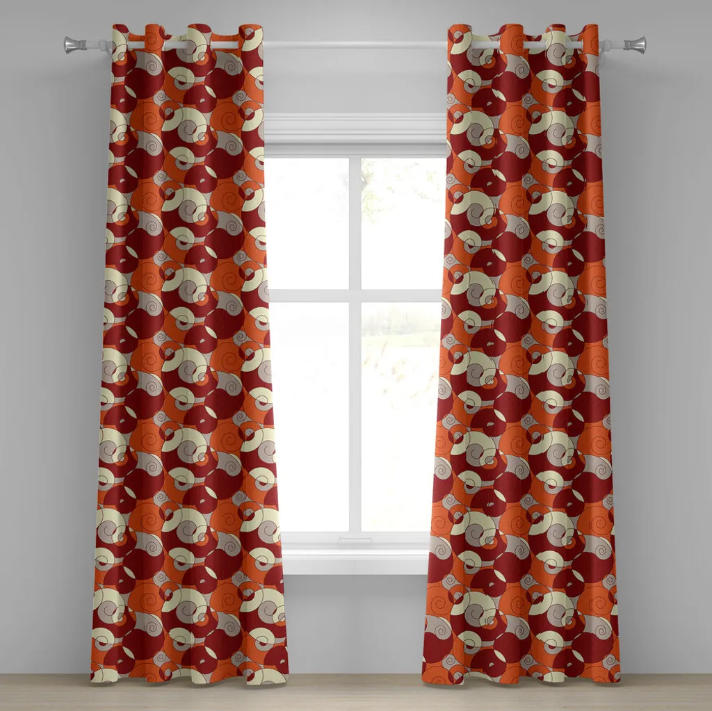 Tenda Abakuhaus Astratta Arancione Avorio Rubino 280x225 - Stile Moderno