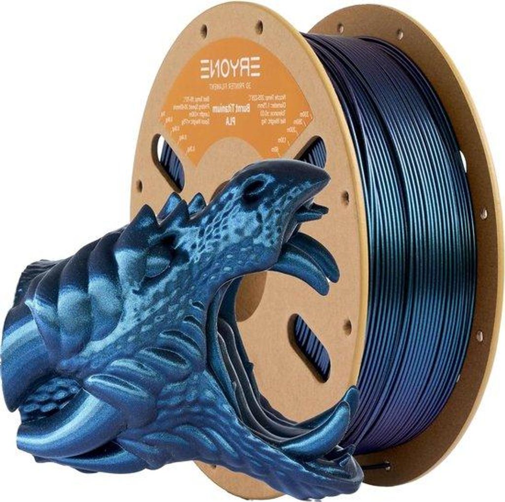 Farbwechselndes 1,75mm PLA Filament 1kg Spule Blau Glitter