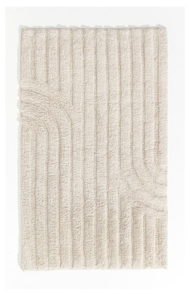 Badematte - 60 x 100 cm - Cremeweiß - Baumwolle Produktbild 