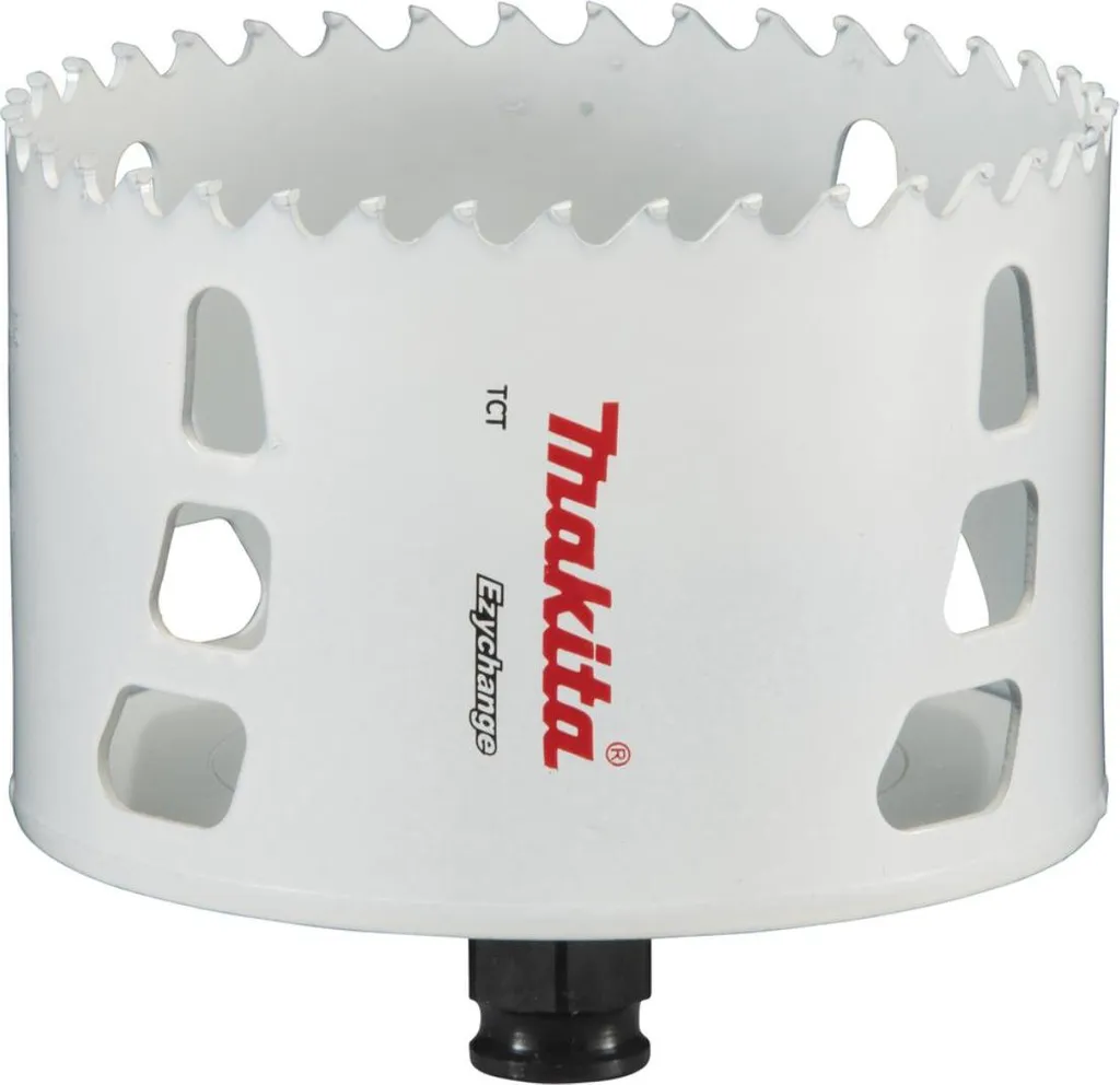 Trépan Makita Ezychange TCT 102 mm pour perçage profond de 60 mm long
