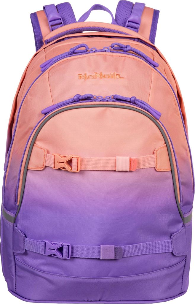 MCNeill Schulrucksack MILO Berry Pink/Lila 2-teilig, ab 5. Klasse