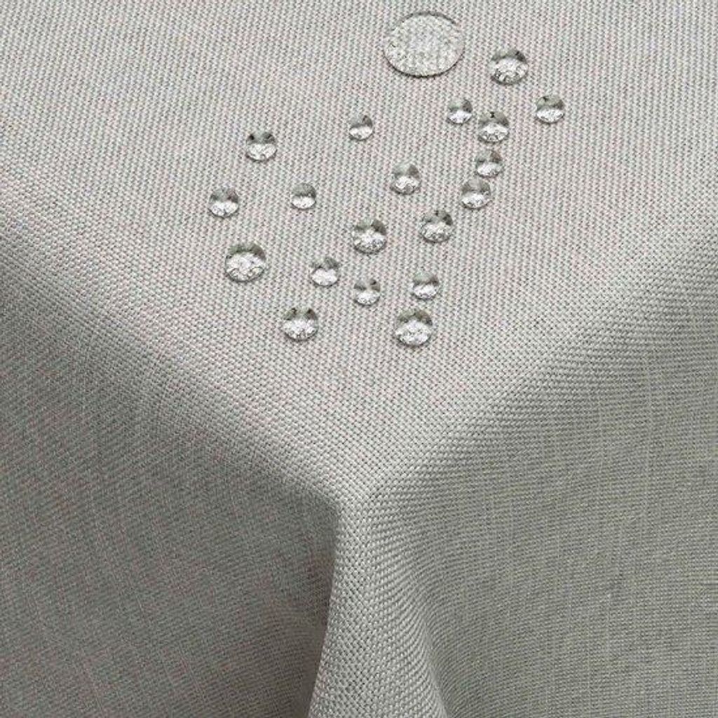 DecoHomeTextil Leinen Optik Tischdecke Hellgrau Eckig 110 x Produktbild 