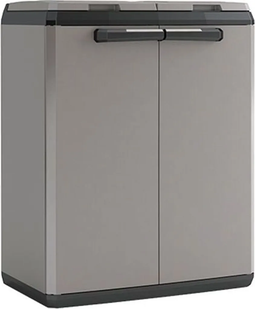 Armoire de recyclage Keter Split double ouverture - Capacité 220L - 3
