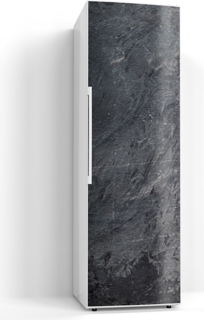 DEQORI Magnetmatte Kühlschrank beschreibbar 60x190 cm 'Schiefertafel mit Gemüse' Magnetfolie