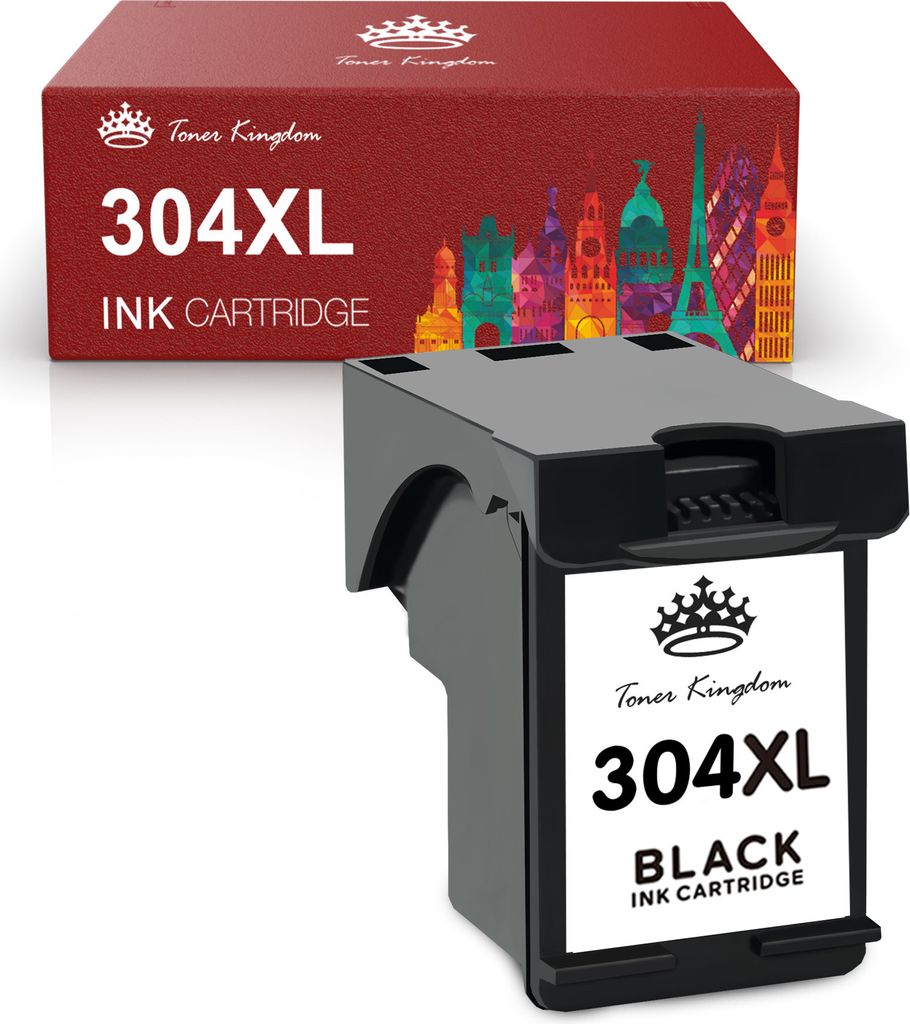 [1x Schwarz=480 Seiten] 304XL TINTEPATRONEN für HP 304 304 Produktbild 