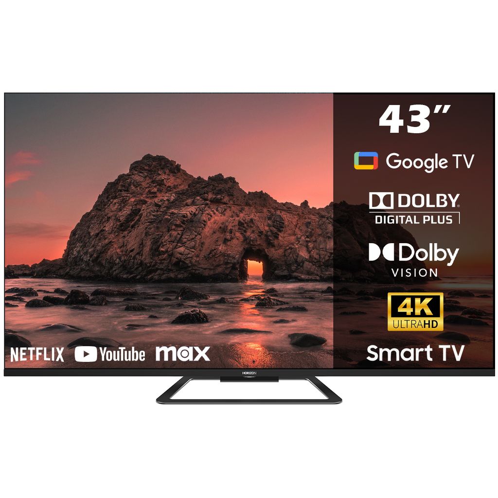 Horizon QLED 4K Google 43 Zoll Smart TV 43HQ8590U/D, Sprachassistent, Bluetooth