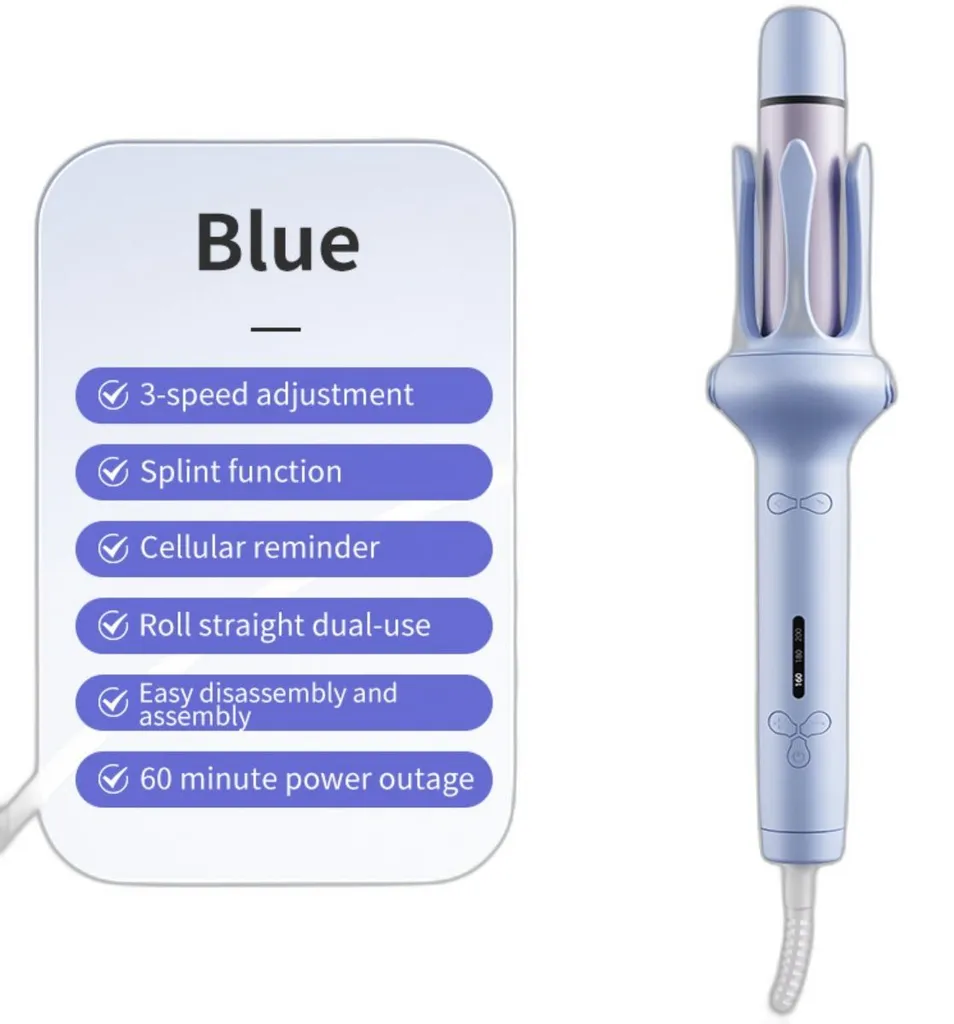 Appareil de Coiffage 32mm pour Boucles et Lissage Parfaits, 3 Températures
