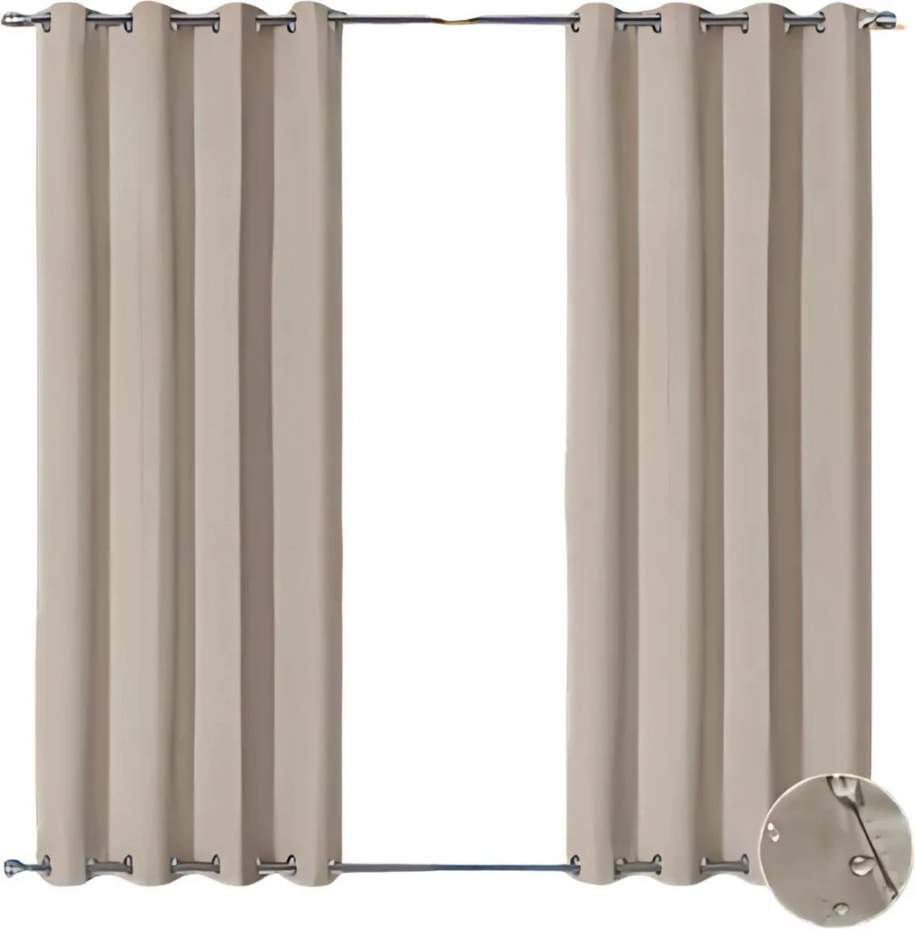 Tenda da Esterno Beige per Veranda e Balcone - Idrorepellente 275x140