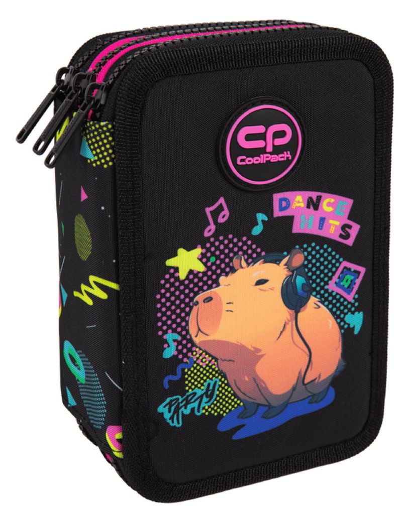 Piórnik z wyposażeniem Coolpack Jumper 3 kapibara music Zdjęcie produktu 