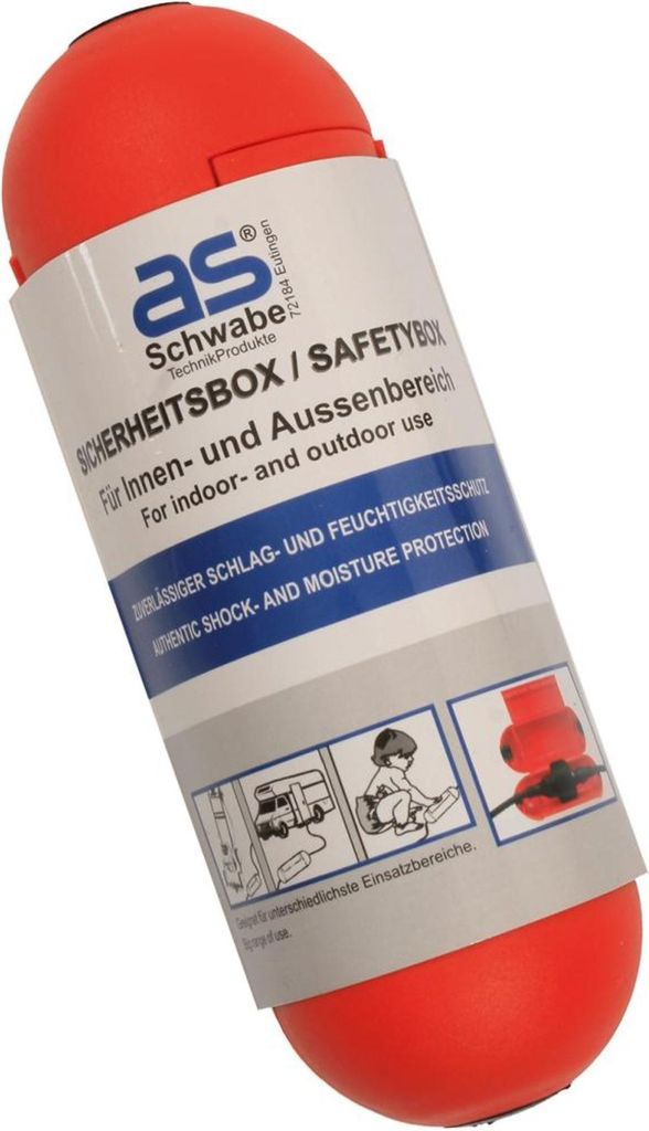 as-Schwabe 48707 as-Schwabe Kabelschutzbox 20,0 cm rot Immagine del prodotto 