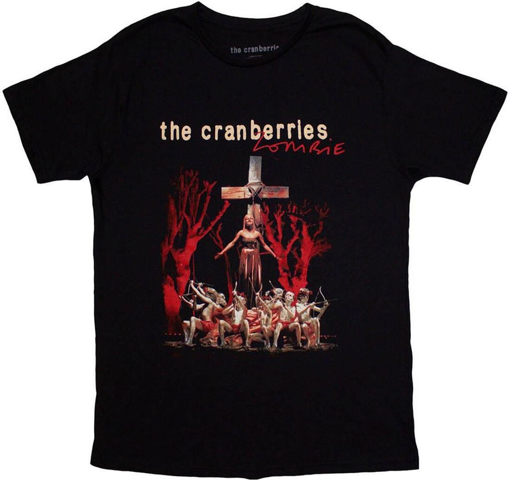 The Cranberries - "Zombie Gold" T-Shirt für Herren/Damen Uni RO13038 (S) (Schwarz)
