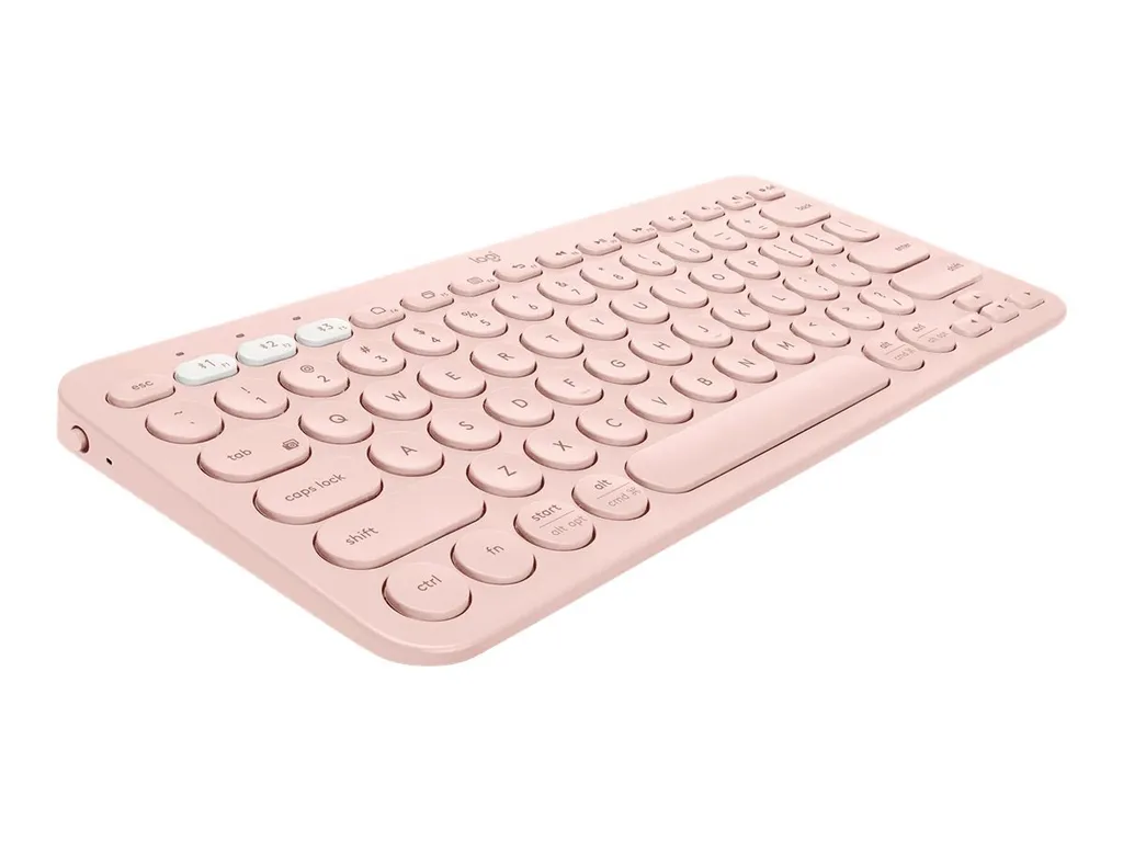 Clavier sans fil Logitech K380 Rose Multi-Device Bluetooth pour Tablette - 4