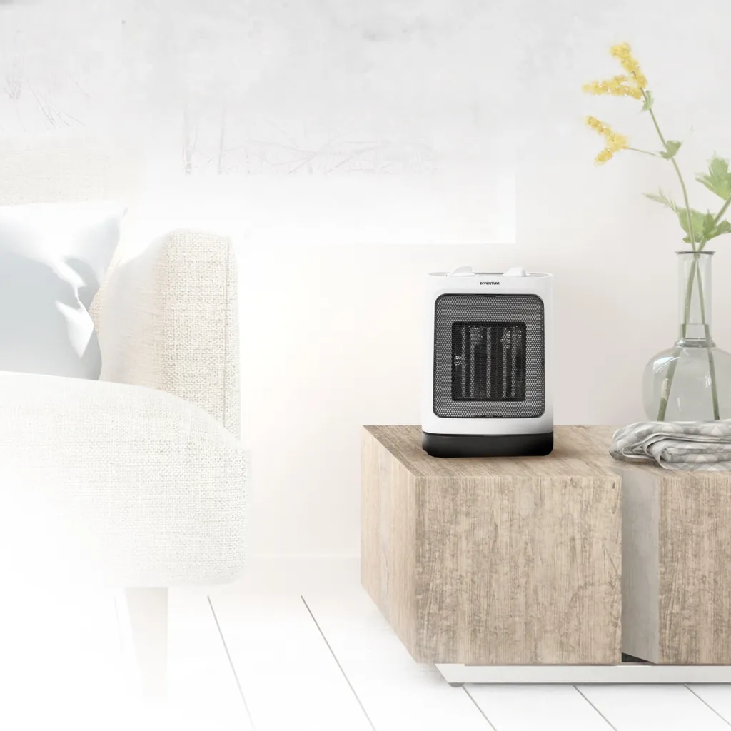 Chauffage Céramique Inventum KC222WOS 2000W Oscillant Blanc Performant