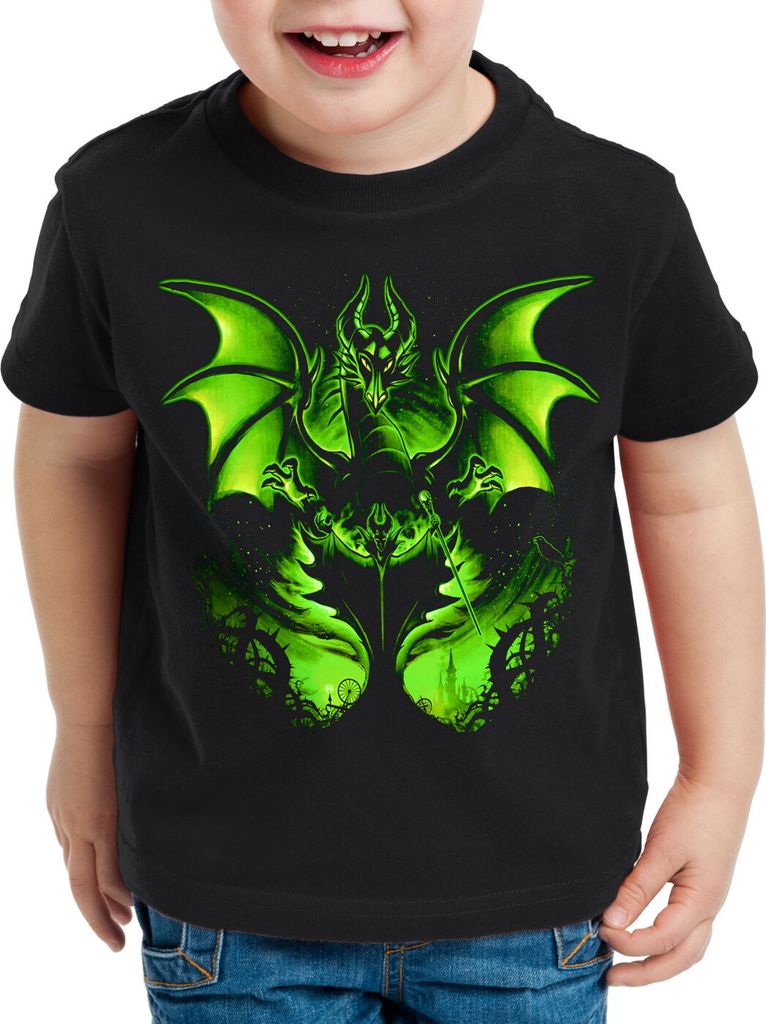 style3 Die dunkle Fee Kinder T-Shirt male-ficent dornröschen