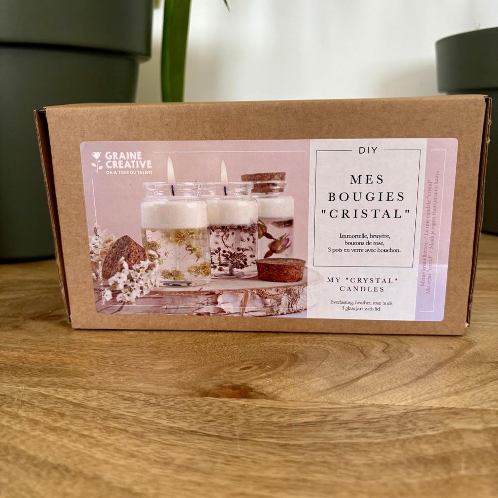 'kit Diy Mes Bougies ''cristal''' - Graine Creative Image du produit 